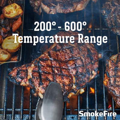 Weber SmokeFire II EX6 36" Steel Wood Fire Pellet Smart Grill, Black (Open Box) - VMInnovations