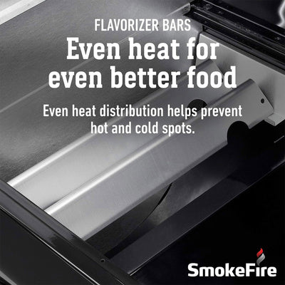 Weber SmokeFire II EX6 36" Steel Wood Fire Pellet Smart Grill, Black (Open Box) - VMInnovations
