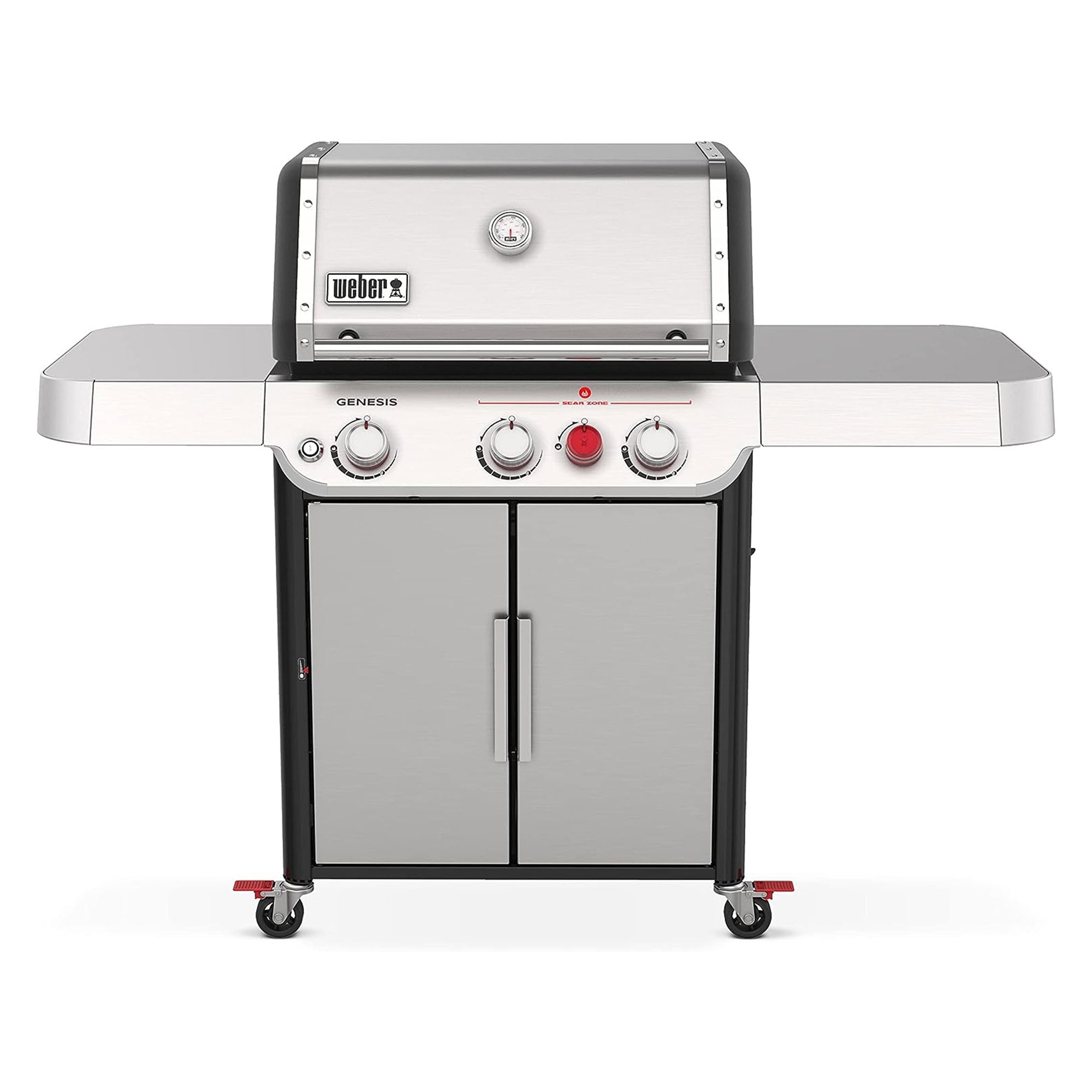 Weber Genesis Stainless Steel 3 Burner Liquid Propane Gas Grill,Silver(Open Box)