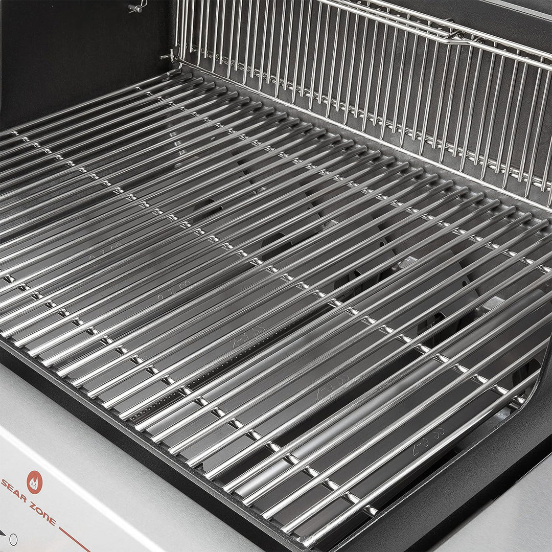 Weber Genesis Stainless Steel 3 Burner Liquid Propane Gas Grill,Silver(Open Box) - VMInnovations