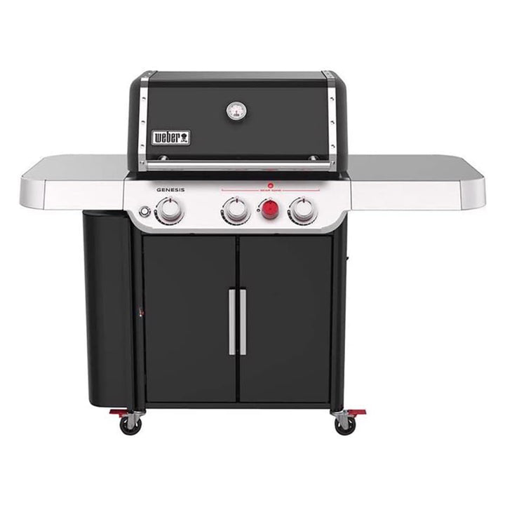 Weber Genesis SI E-330 Stainless 3 Burner Propane Gas Grill, Black (Open Box) - VMInnovations