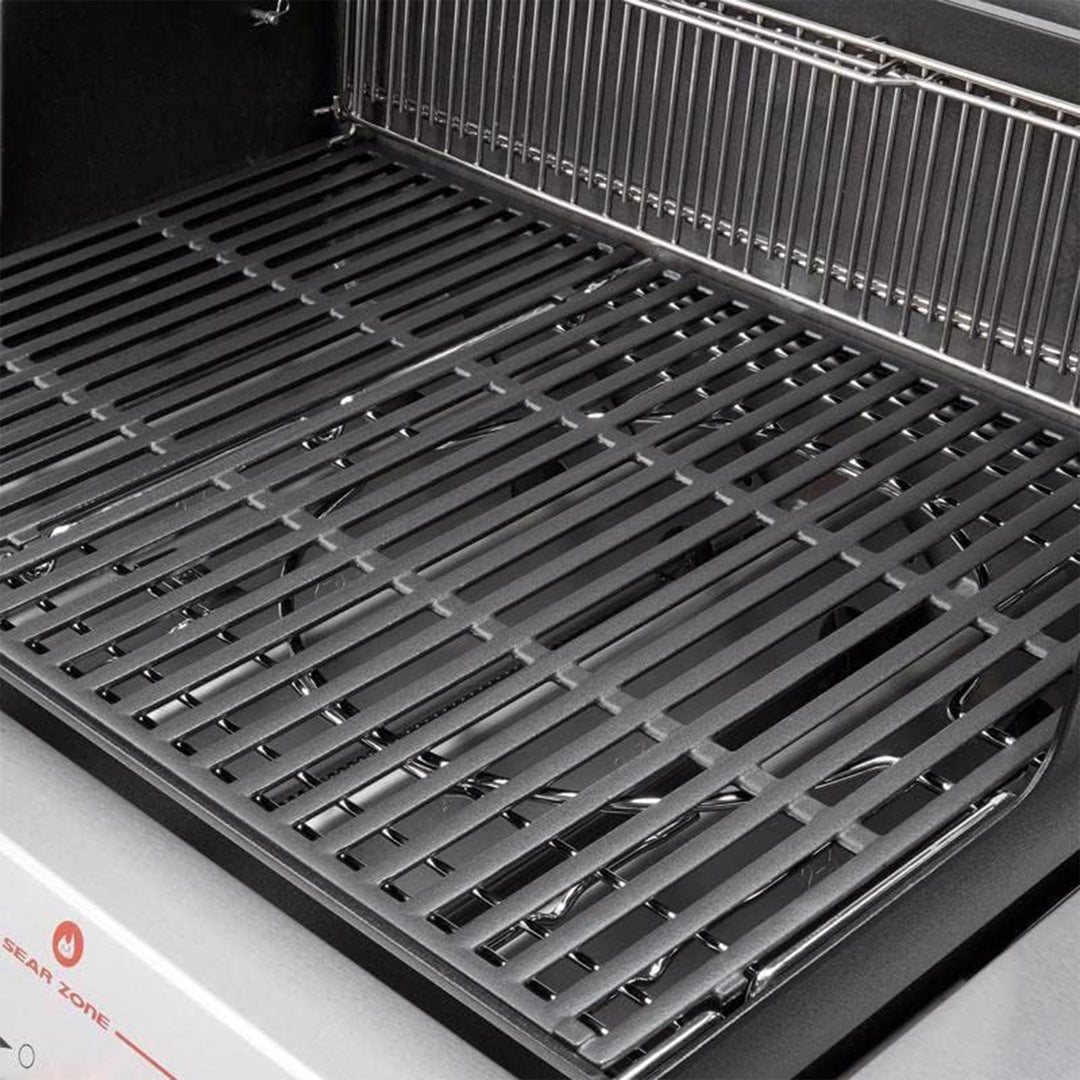 Weber Genesis SI E-330 Stainless 3 Burner Propane Gas Grill, Black (Open Box) - VMInnovations