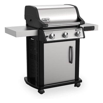 Weber Spirit SX-315 Stainless Steel 3 Burner Liquid Propane Gas Smart Grill - VMInnovations