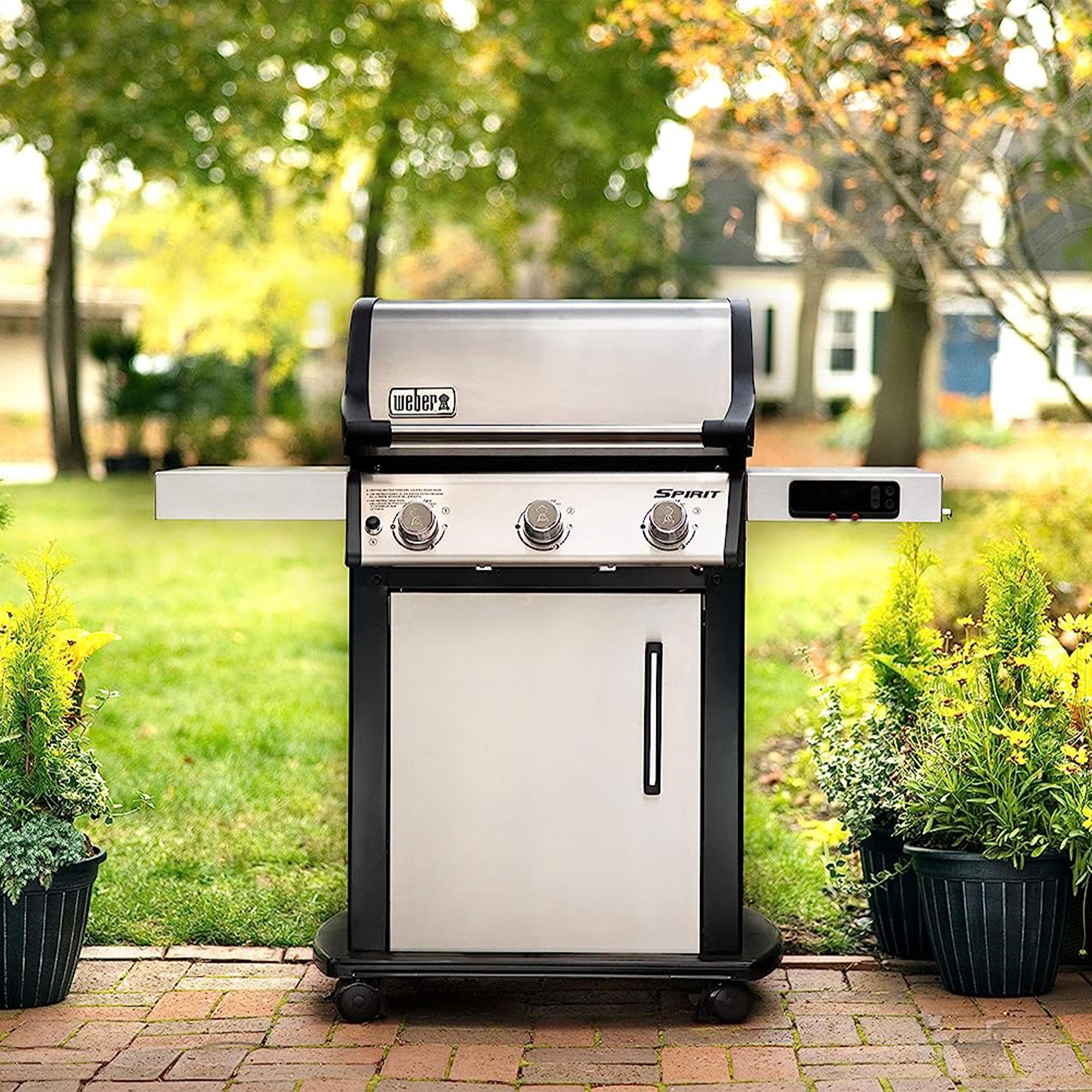 Weber Spirit Stainless Steel 3 Burner Liquid Propane Gas Smart Grill (For Parts) - VMInnovations
