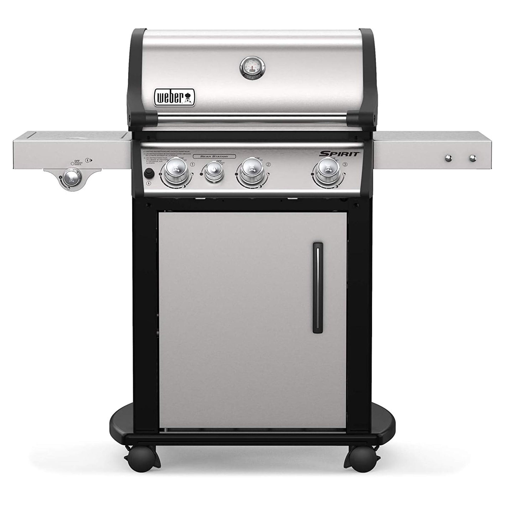 Weber Spirit SP-335 Stainless Steel 3 Burner 32000 BTUs Liquid Propane Gas Grill - VMInnovations