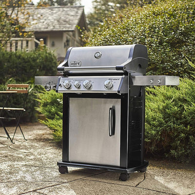 Weber Spirit SP-335 Stainless Steel 3 Burner 32000 BTUs Liquid Propane Gas Grill - VMInnovations