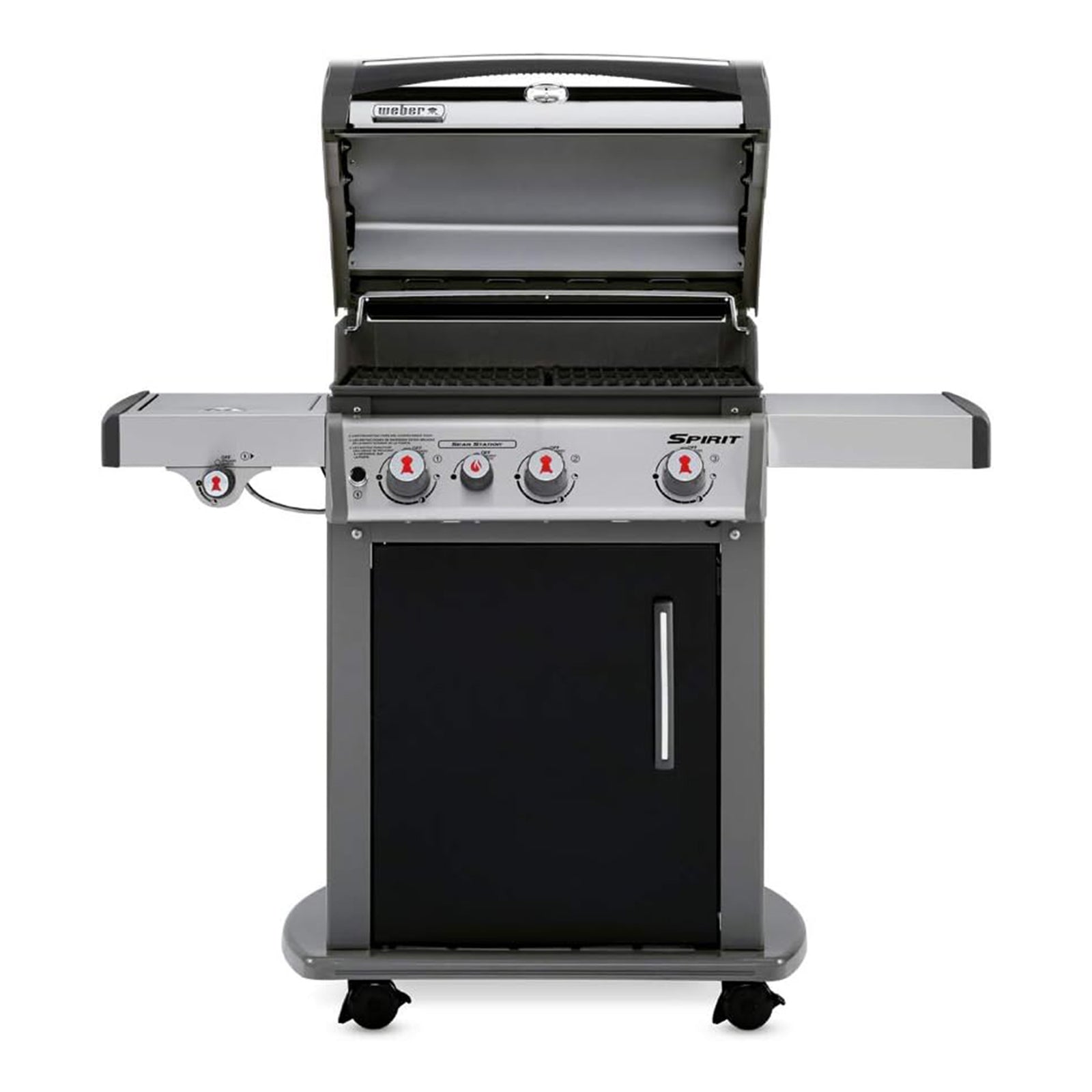 Weber Spirit E-330 Stainless Steel 3 Burner 32,000 BTUs Liquid Propane Gas Grill - VMInnovations