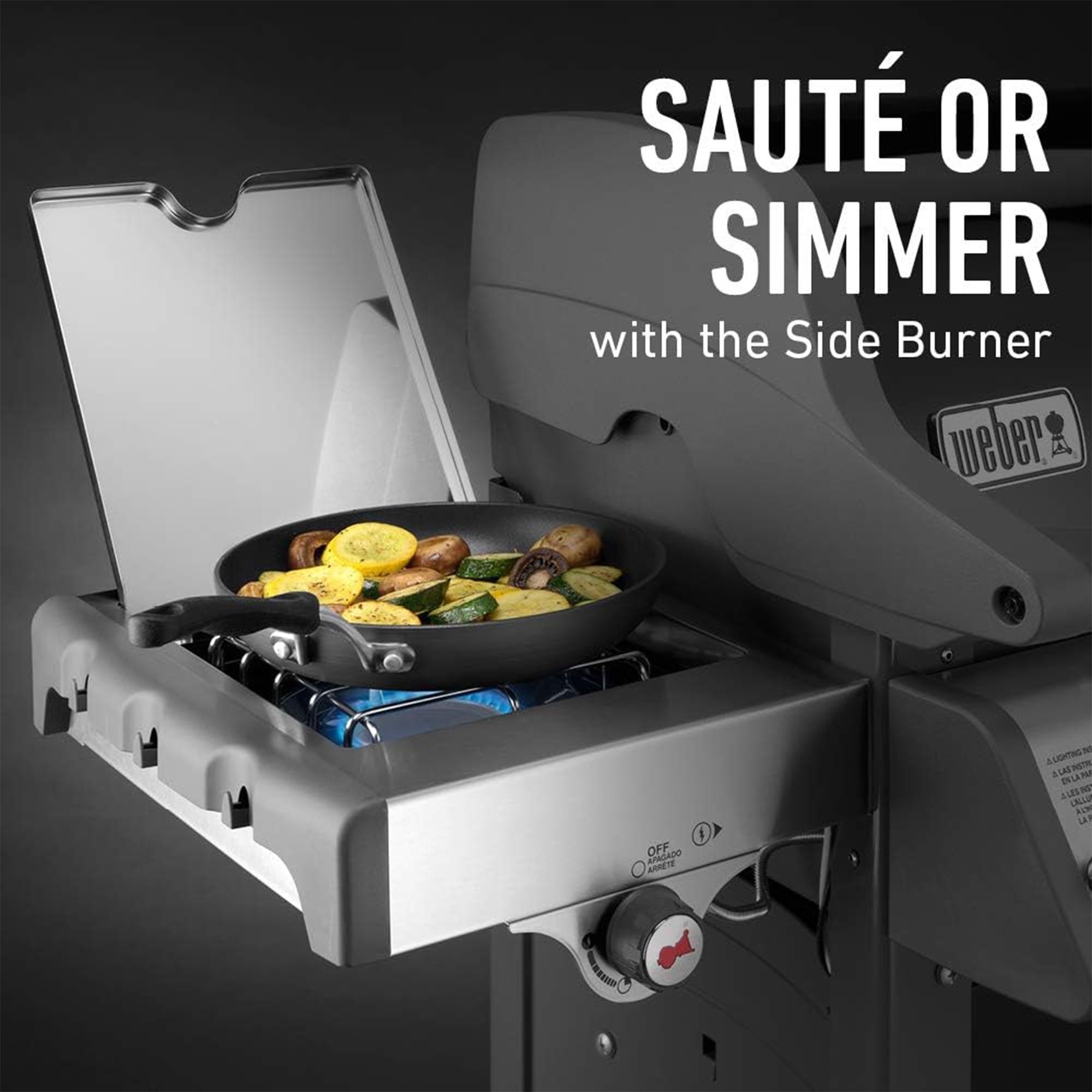 Weber Spirit E-330 Stainless Steel 3 Burner 32,000 BTUs Liquid Propane Gas Grill - VMInnovations