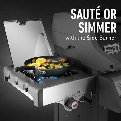 Weber Spirit E-330 Stainless Steel 3 Burner 32,000 BTUs Liquid Propane Gas Grill - VMInnovations