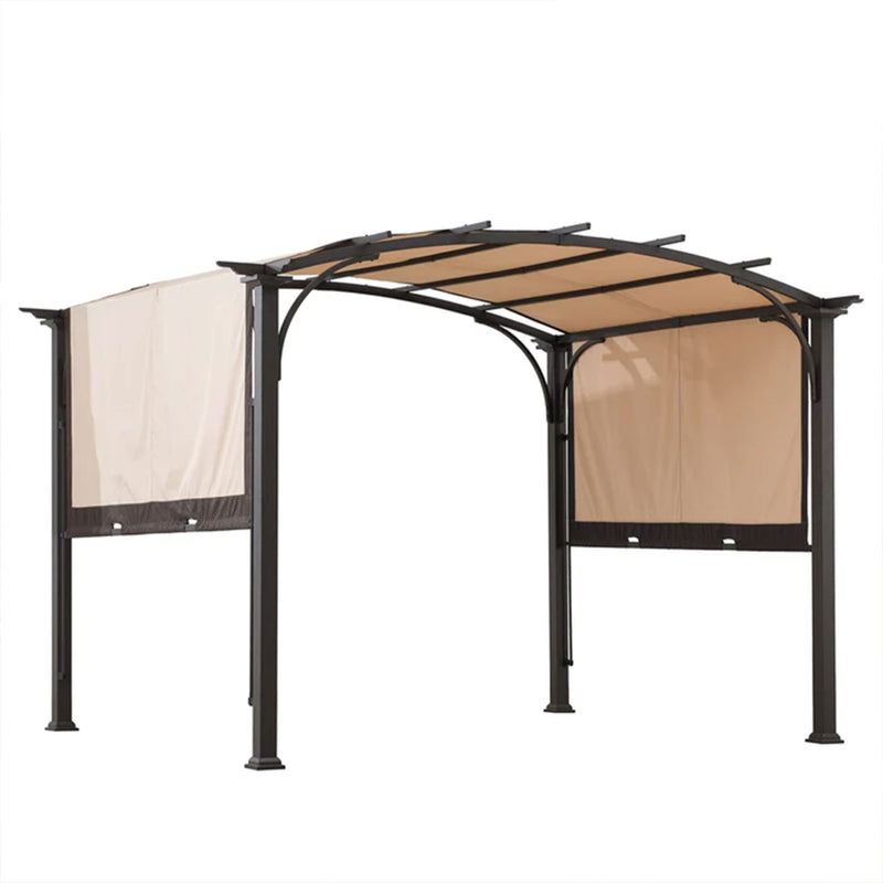 Sunjoy 9 x 11 Foot Arched Pergola Cover Backyard Roof Canopy Tent (For Parts)