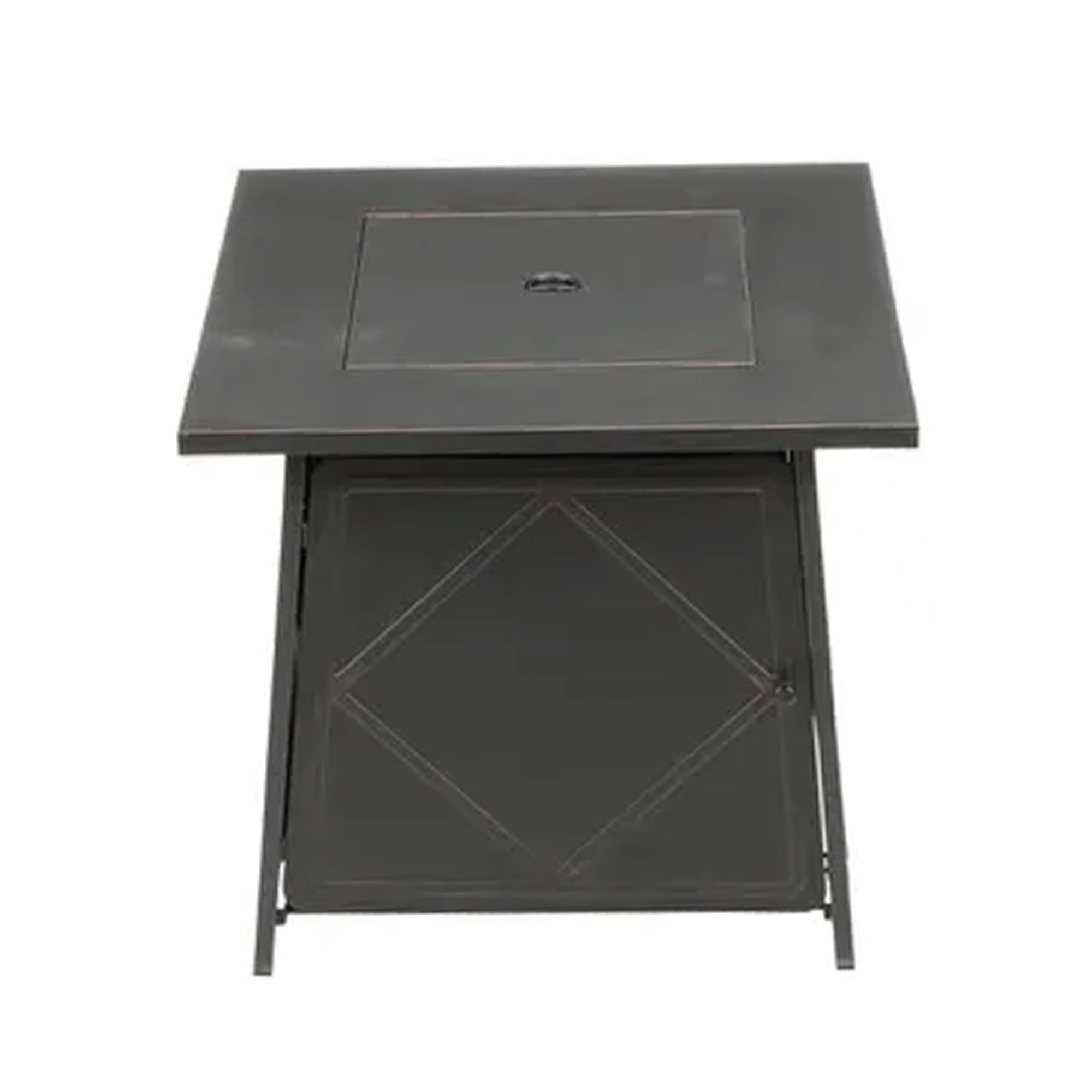 Four Seasons Dual Heat 50,000 BTU Gas Tabletop Outdoor Fire Pit(For Parts) - VMInnovations