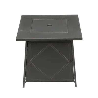 Four Seasons Dual Heat 50,000 BTU Gas Tabletop Outdoor Fire Pit(For Parts) - VMInnovations