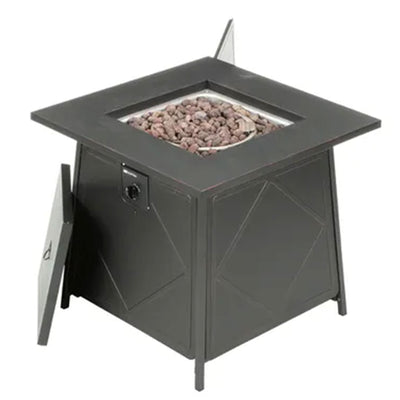 Four Seasons Courtyard Dual Heat 50,000 BTU Gas Tabletop Fire Pit (Open Box)