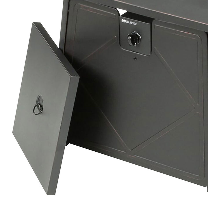 Four Seasons Courtyard Dual Heat 50,000 BTU Gas Tabletop Fire Pit (Open Box) - VMInnovations