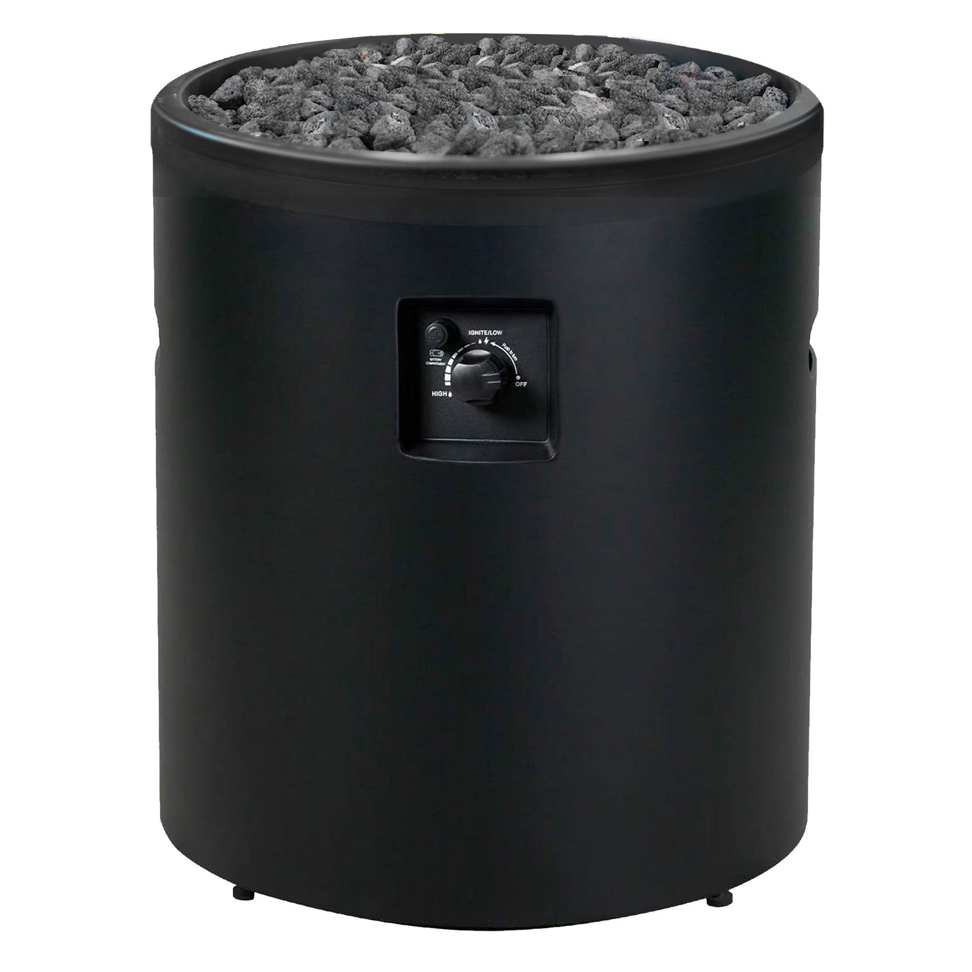 Four Seasons Courtyard 50,000 BTU Outdoor Column Portable Gas Fire Pit (Damaged) - VMInnovations