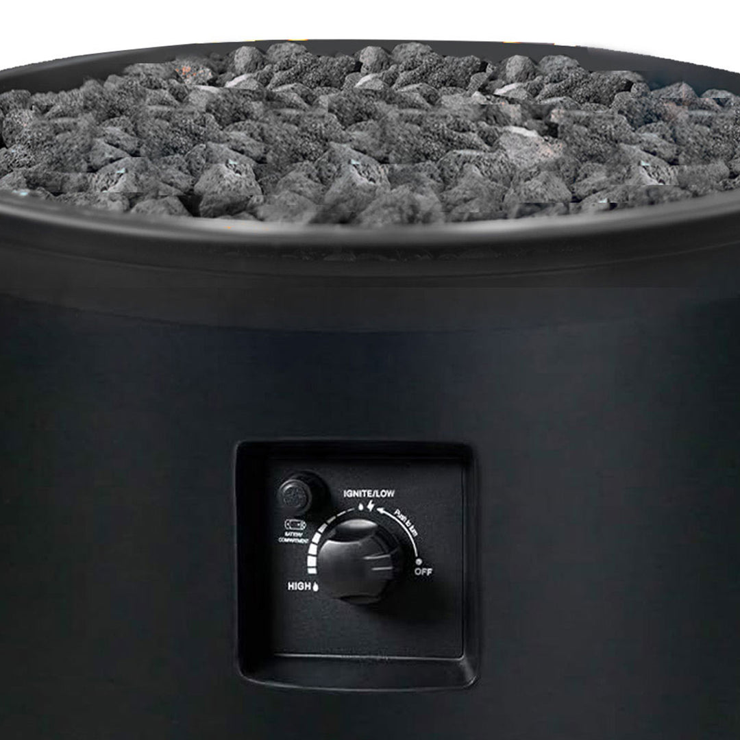 Four Seasons Courtyard 50,000 BTU Outdoor Column Portable Gas Fire Pit (Damaged) - VMInnovations