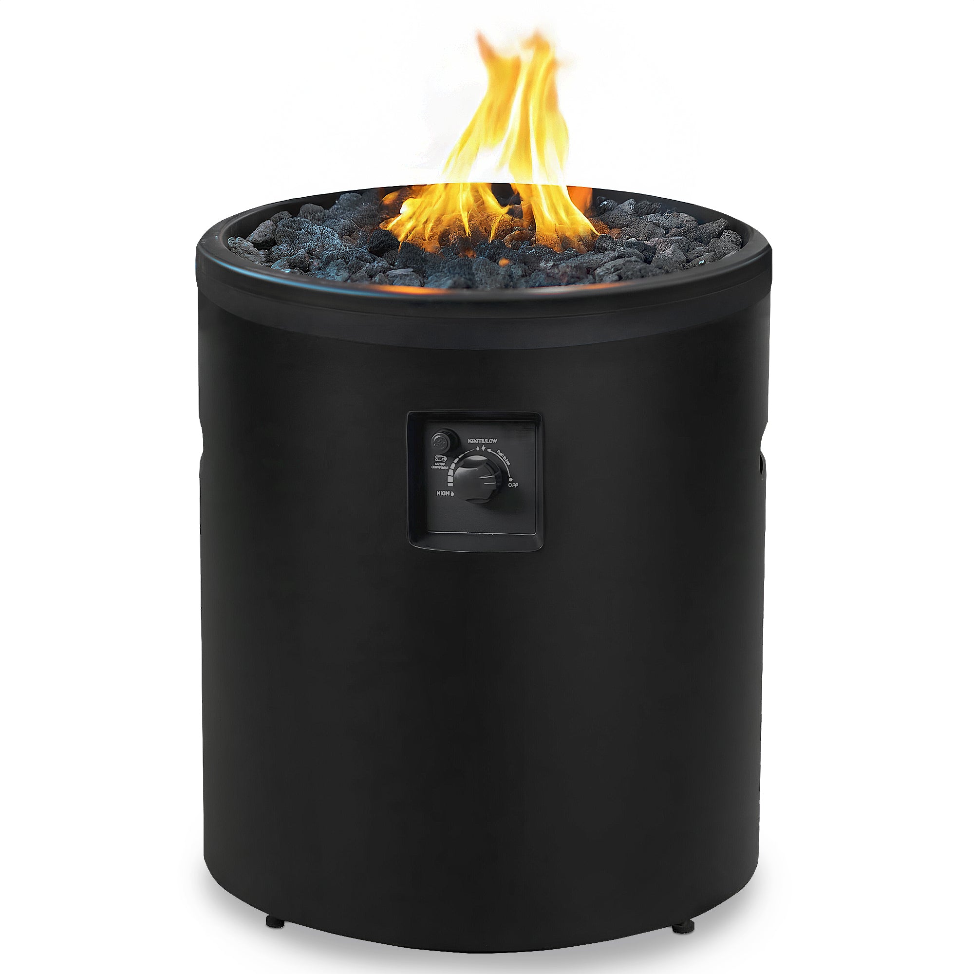 Four Seasons Courtyard 50,000 BTU Outdoor Column Portable Gas Fire Pit (Used)
