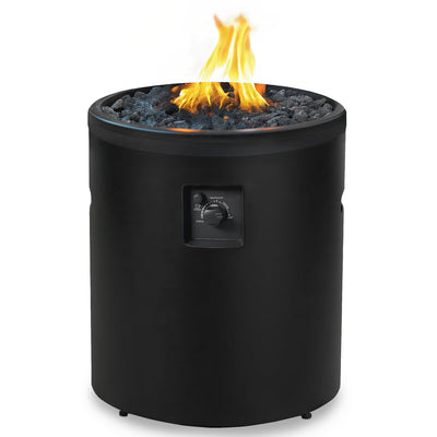 Four Seasons Courtyard 50,000 BTU Outdoor Column Portable Gas Fire Pit (Used)