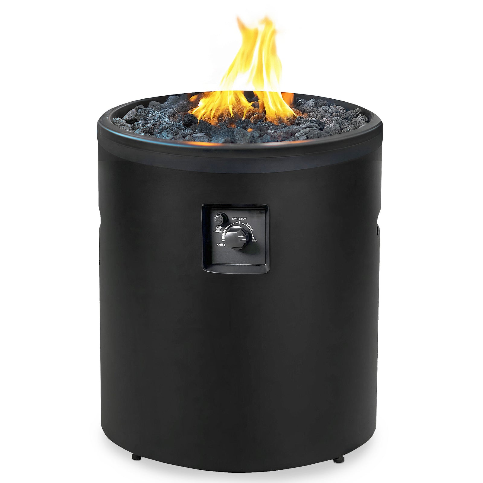 Four Seasons Courtyard 50,000 BTU Outdoor Column Portable Gas Fire Pit (Damaged) - VMInnovations