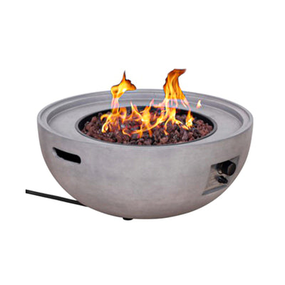 Four Seasons Courtyard 50,000 BTU Round Outdoor Concrete Gas Fire Pit(For Parts)