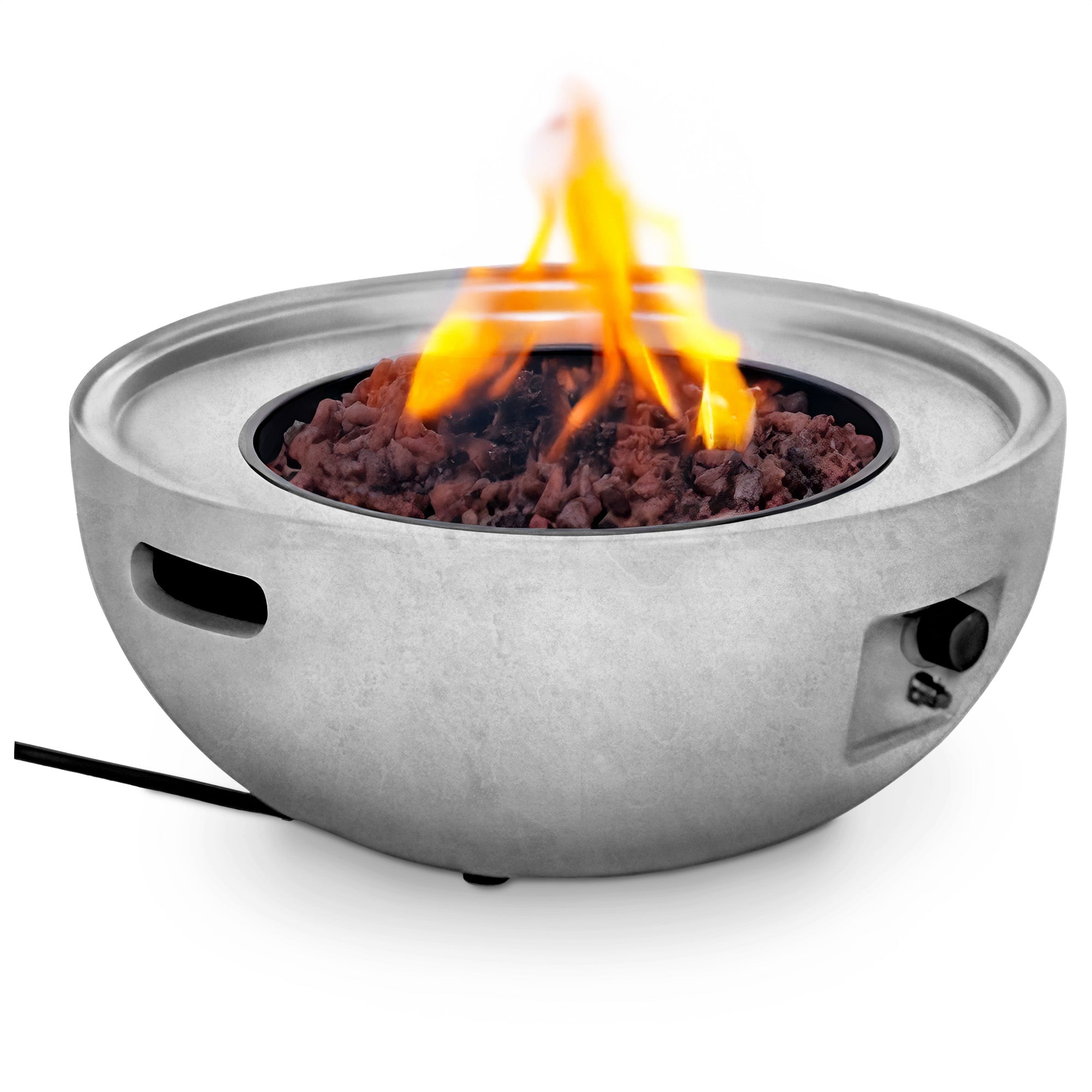 Four Seasons Courtyard 50,000 BTU Round Backyard Concrete Gas Fire Pit (Used)