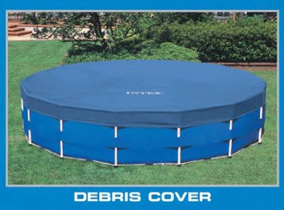 Intex 15' x 48" Metal Frame Above Ground Swimming Pool & Pump Set (Open Box)