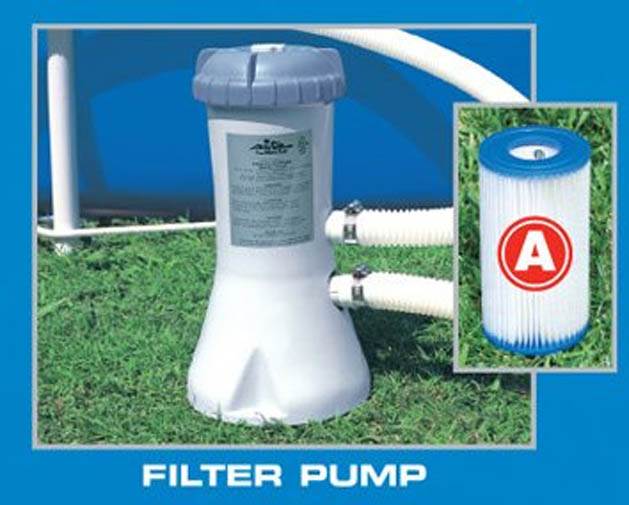 Intex 15' x 48" Metal Frame Above Ground Swimming Pool & Pump Set (Open Box)