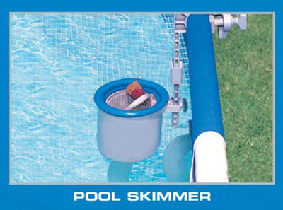Intex 15' x 48" Metal Frame Above Ground Swimming Pool & Pump Set (Open Box)