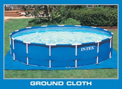 Intex 15' x 48" Metal Frame Above Ground Swimming Pool & Pump Set (Open Box)