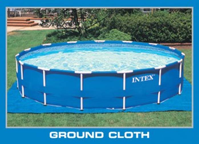 Intex 15' x 48" Metal Frame Above Ground Swimming Pool & Pump Set (Open Box)
