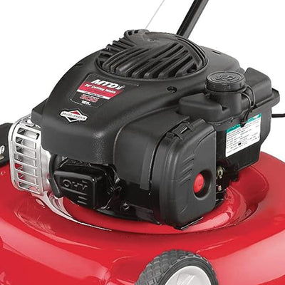 Yard Machines Gas Powered Outdoor 20 Inch Deck Push Lawn Mower with Engine Oil - VMInnovations