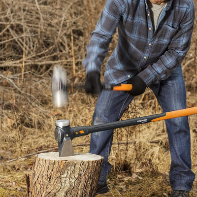 Fiskars Pro IsoCore 6 Pound Wood Splitting Maul with 31" Handle, Black/Orange - VMInnovations