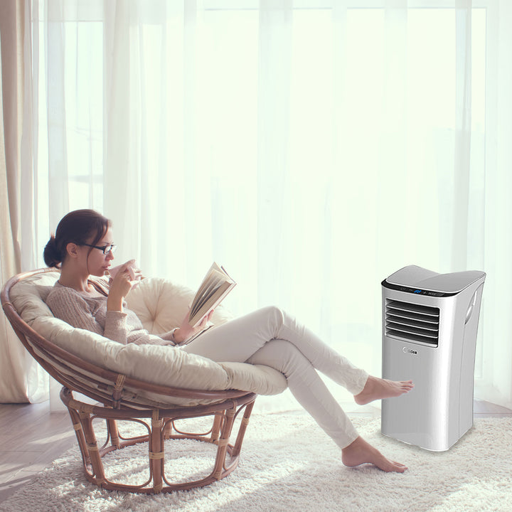 HomePointe S2 Series 5,000 BTU Portable Air Conditioner Home Cooling Fan Unit - VMInnovations