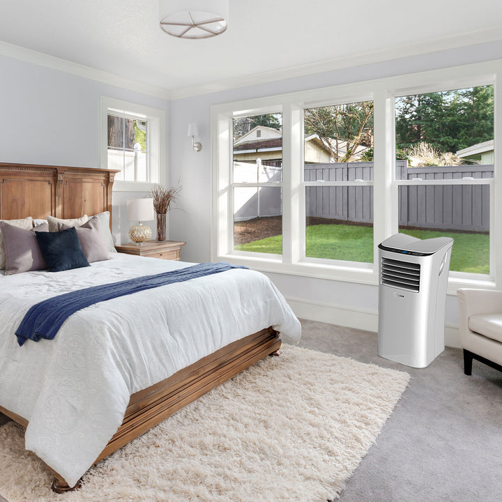 HomePointe S2 Series 5,000 BTU Portable Air Conditioner Home Cooling Fan Unit - VMInnovations