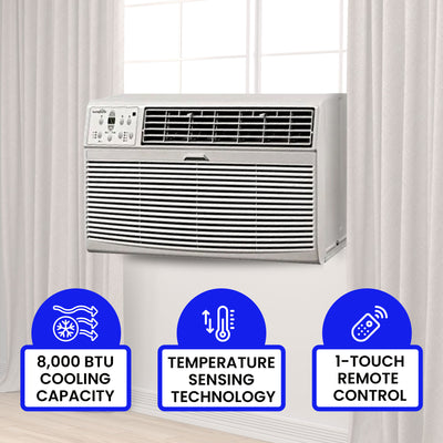 HomePointe 8000 BTU Air Conditioner w/Remote & Digital Panel(Open Box)