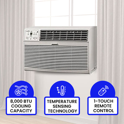 HomePointe 8000 BTU Air Conditioner w/Remote & Digital Panel (Used) - VMInnovations
