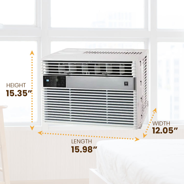 HomePointe 6,000 BTU Air Conditioner w/Remote & LED Digital Panel (Open Box) - VMInnovations