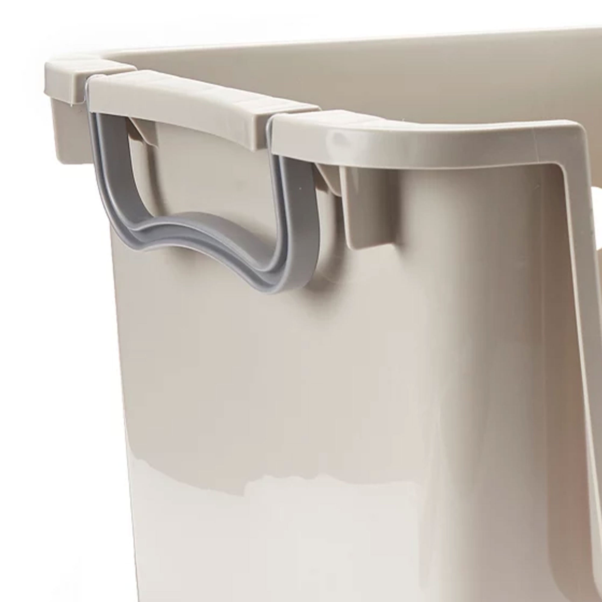 Sterilite Home Organization Stackable Open Storage Bin Container w/Handles, Gray - VMInnovations