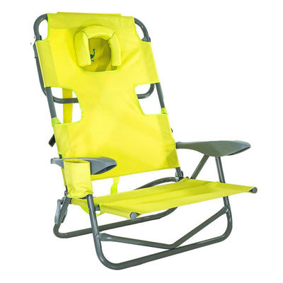 Ostrich On Your Back Lawn Recliner & Deluxe 3in1 Padded Sports Chair, Green - VMInnovations