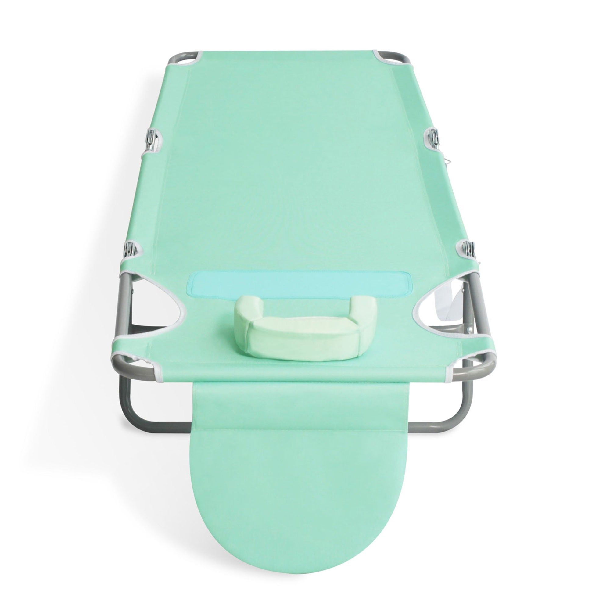 Ostrich Chaise Lounge Folding Sunbathing Poolside Beach Chair, Teal (2 Pack) - VMInnovations