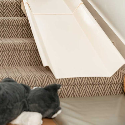 Stairslide Original Stair Mounted Kids Indoor Slide & Non-Slip Foam Landing Pad