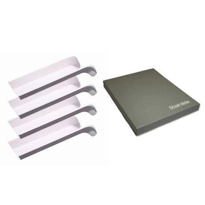 Stairslide Set of 4 Stair Mounted Kids Indoor Slide & Non-Slip Foam Landing Pad - VMInnovations