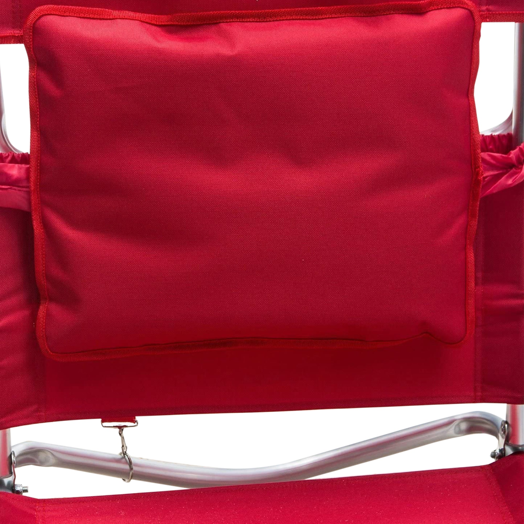 Ostrich Deluxe 3N1 Adjustable Padded Sports Chair with Footrest, Red (2 Pack) - VMInnovations
