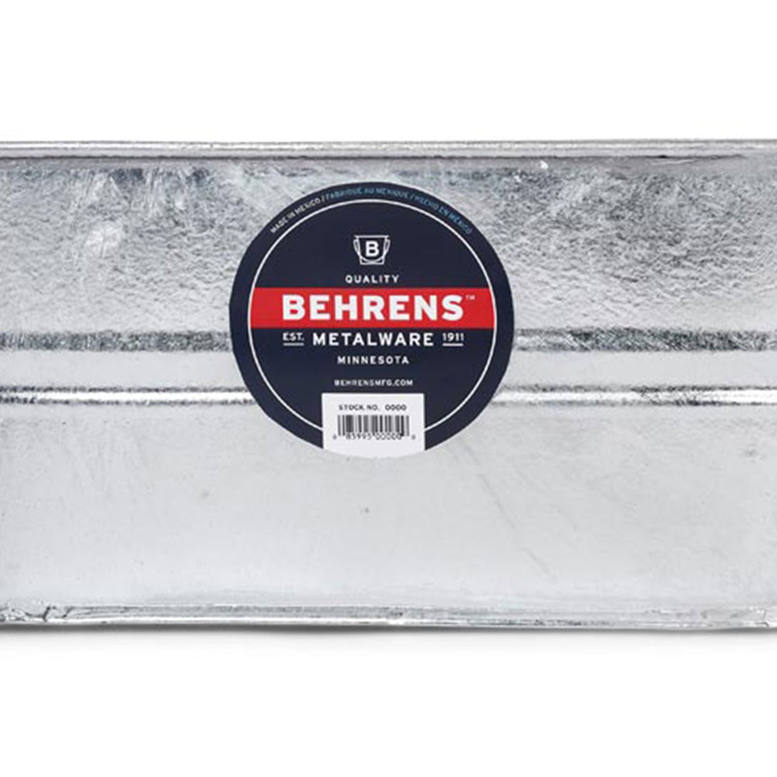 Behrens 5.5 Gallon Galvanized Weatherproof Steel Tub with Handles, Silver (Used) - VMInnovations