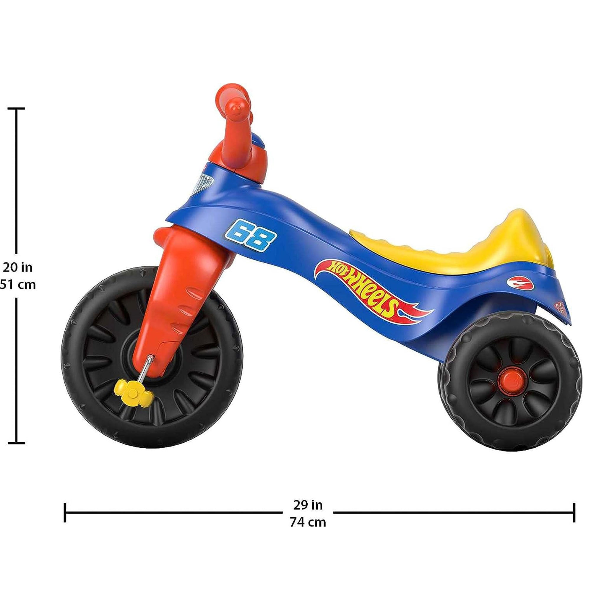 Fisher-Price Hot Wheels Tough Trike Toddler Bike with Handlebars and Storage - VMInnovations