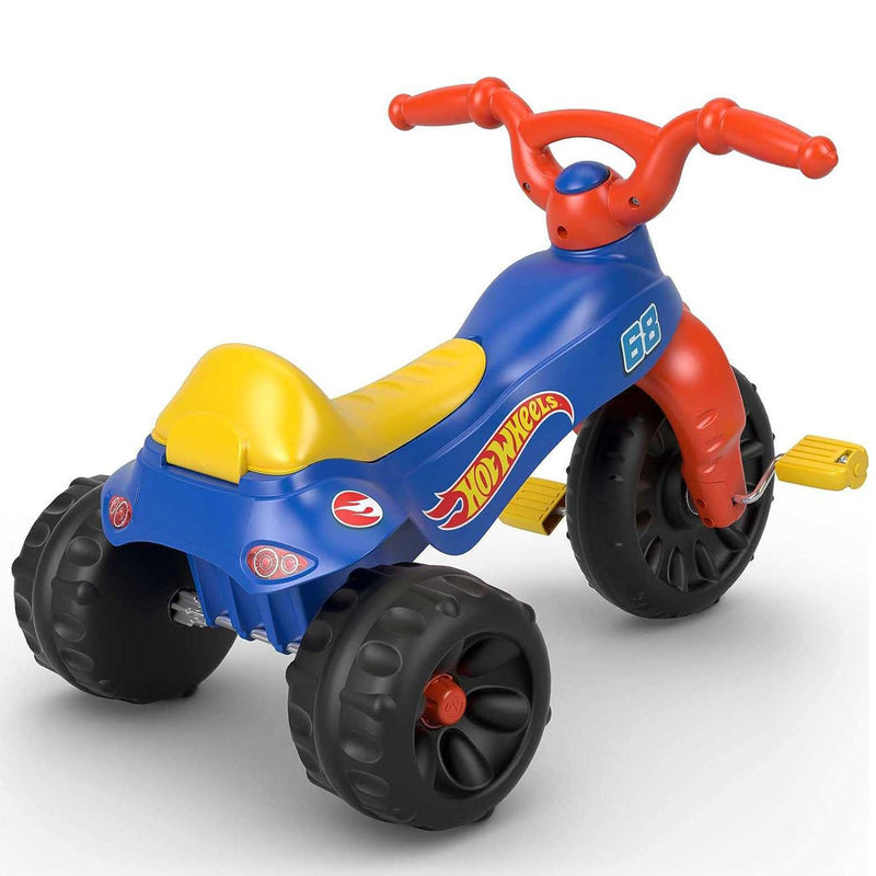 Fisher-Price Hot Wheels Tough Trike Toddler Bike with Handlebars & Storage(Used)