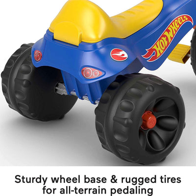 Fisher-Price Hot Wheels Tough Trike Toddler Bike with Handlebars and Storage - VMInnovations