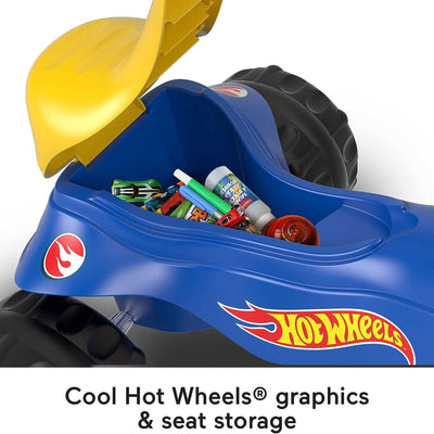Fisher-Price Hot Wheels Tough Trike Bike w/Handlebars & Storage (Open Box) - VMInnovations