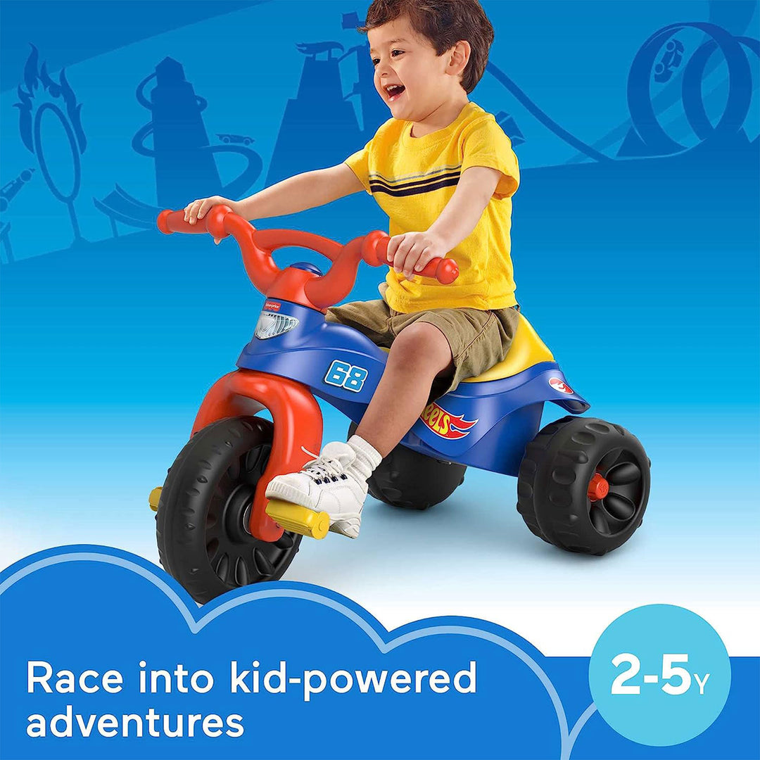 Fisher-Price Hot Wheels Tough Trike Bike w/Handlebars & Storage (Open Box) - VMInnovations