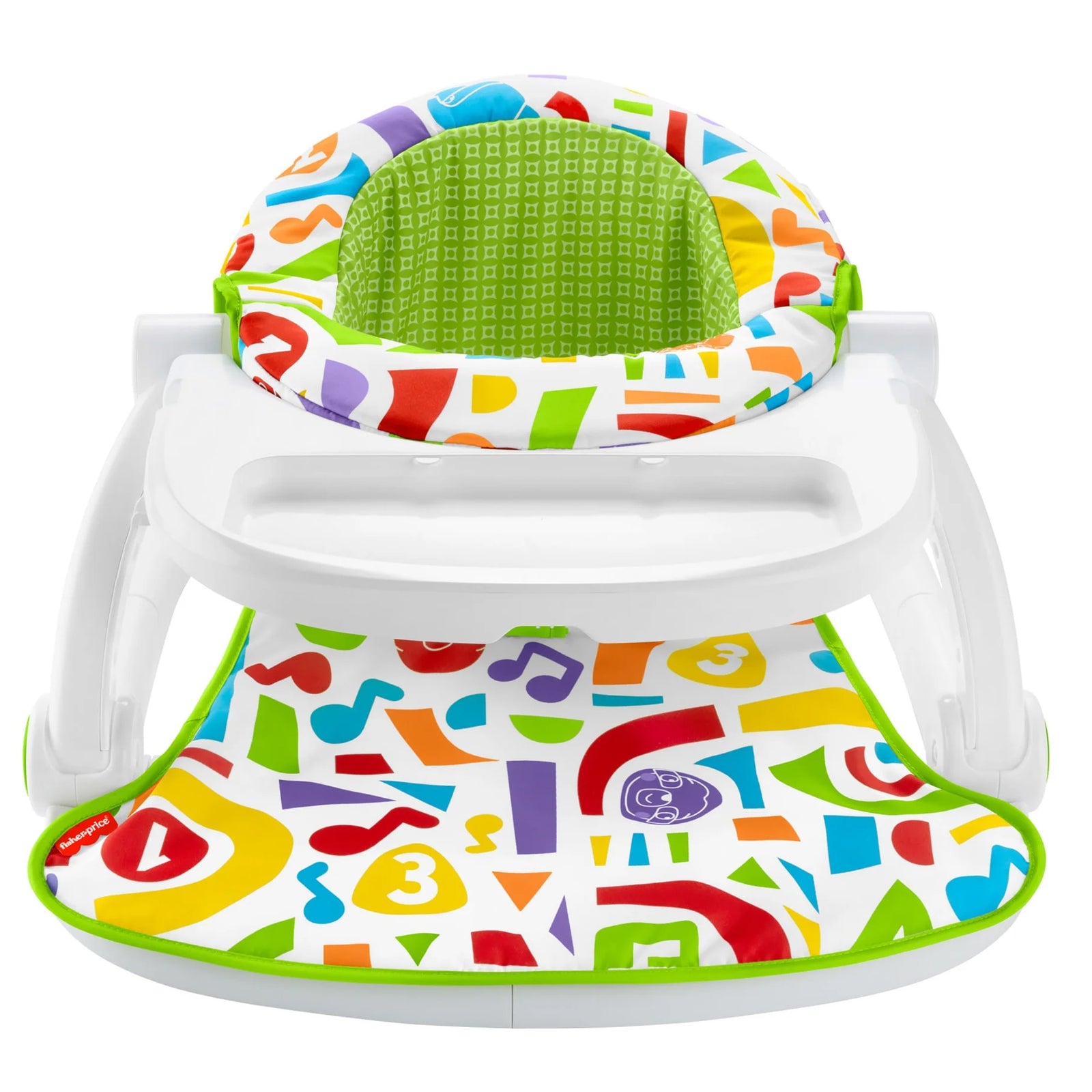 Fisher-Price Deluxe Sit Me Up Baby Activity Play Seat w/Piano Learning Toy(Used) - VMInnovations